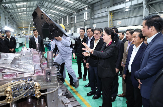 越南国会主席阮氏金银赴广南省考察调研 ảnh 2