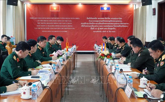 越南与老挝举行防务政策对话 ảnh 1 越南与老挝举行防务政策对话 ảnh 1
