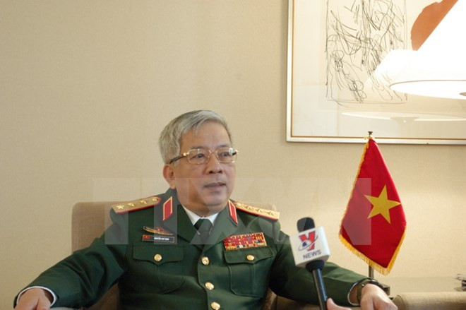 阮志咏上将:越中边境国防友好交流活动有助于建设安宁的边境地区 ảnh 1 阮志咏上将:越中边境国防友好交流活动有助于建设安宁的边境地区 ảnh 1