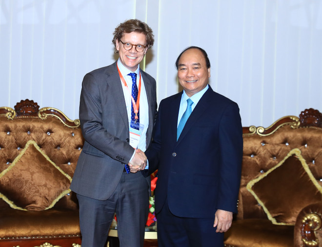 阮春福总理会见部分国家驻越使节 ảnh 3