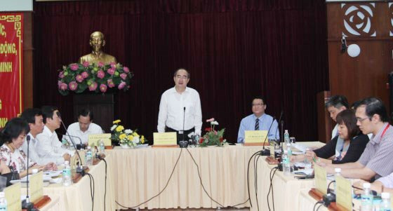 胡志明市市委书记阮善仁:应为科研项目融资提供支持 ảnh 1 胡志明市市委书记阮善仁:应为科研项目融资提供支持 ảnh 1