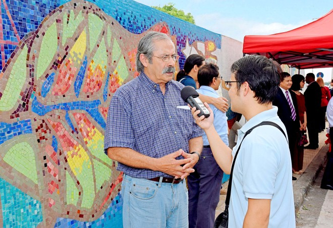越南—智利友谊之情陶瓷壁画正式问世 ảnh 1 越南—智利友谊之情陶瓷壁画正式问世 ảnh 1