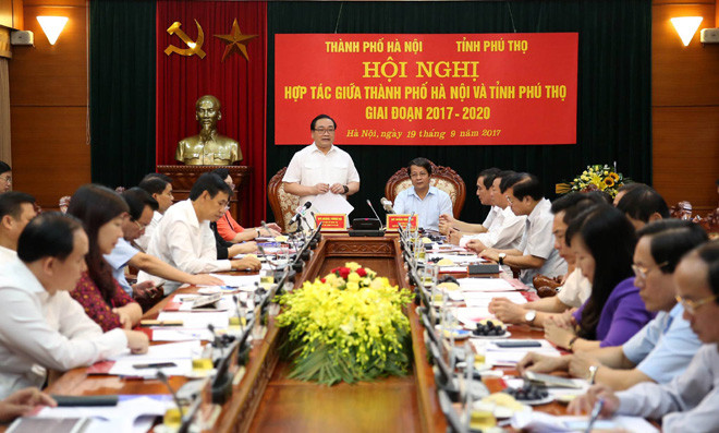 河内市与富寿省推动全面合作 ảnh 1 河内市与富寿省推动全面合作 ảnh 1