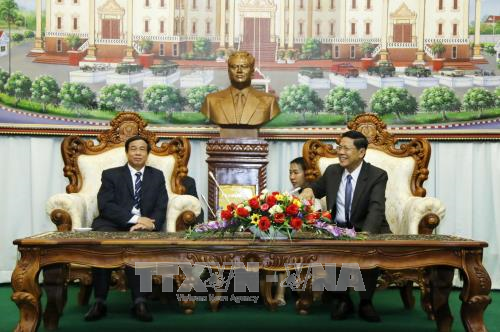 越老两国安全总局青年加强文化与体育交流 ảnh 2 越老两国安全总局青年加强文化与体育交流 ảnh 2