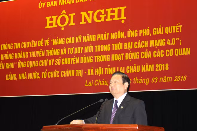 莱州省举行2018年对外信息工作培训会议 ảnh 4 莱州省举行2018年对外信息工作培训会议 ảnh 4