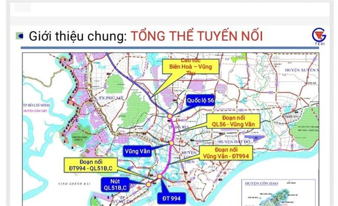 连接边和-头顿高速公路的道路工程将于2024年10月开工建设 ảnh 1 连接边和-头顿高速公路的道路工程将于2024年10月开工建设 ảnh 1