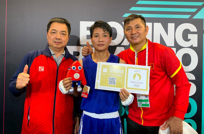 越南体育代表团拿到第五张巴黎奥运会入场券 ảnh 1 越南体育代表团拿到第五张巴黎奥运会入场券 ảnh 1