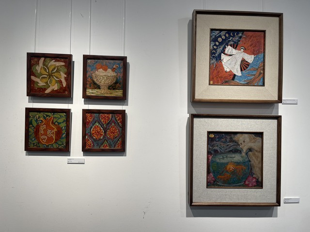 年轻人用心培养对磨漆画的热爱 ảnh 1 年轻人用心培养对磨漆画的热爱 ảnh 1