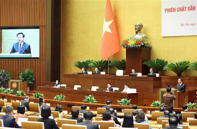 国会常委会第三十一次会议:举行财政、外交领域专题询问会 ảnh 1 国会常委会第三十一次会议:举行财政、外交领域专题询问会 ảnh 1