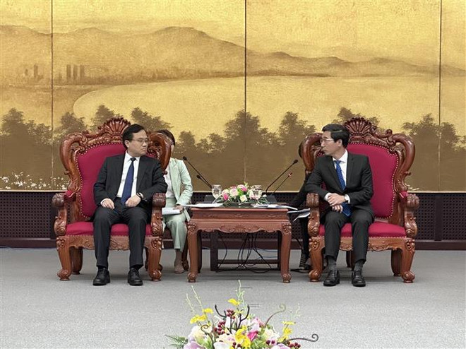 岘港市促进与中国山东省的合作 ảnh 1 岘港市促进与中国山东省的合作 ảnh 1