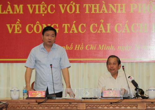 胡志明市大力推进行政体制改革 建设服务型政府 ảnh 1 胡志明市大力推进行政体制改革 建设服务型政府 ảnh 1
