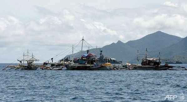 非法捕捞的两艘中国渔船遭印尼扣押 ảnh 1 非法捕捞的两艘中国渔船遭印尼扣押 ảnh 1