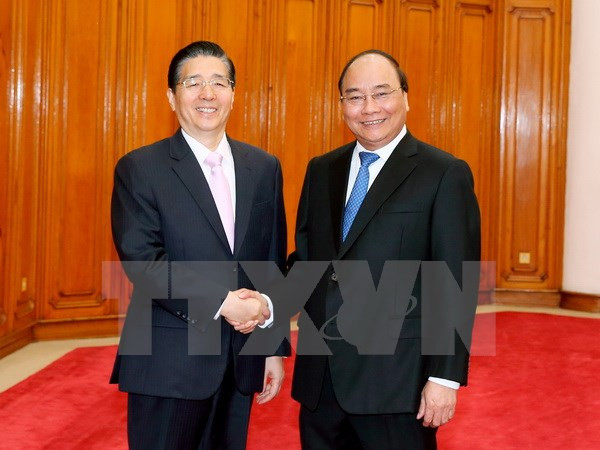 越南政府总理阮春福会见中国公安部部长郭声琨 ảnh 1 越南政府总理阮春福会见中国公安部部长郭声琨 ảnh 1