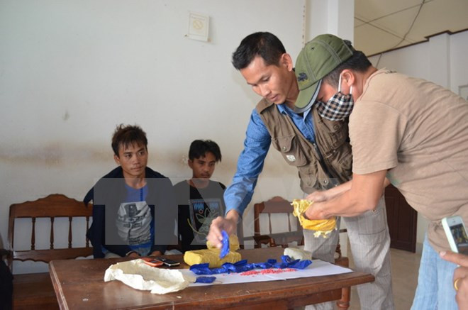 广治省逮捕非法运输毒品进入越南境内的三名老挝籍疑犯 ảnh 1 广治省逮捕非法运输毒品进入越南境内的三名老挝籍疑犯 ảnh 1