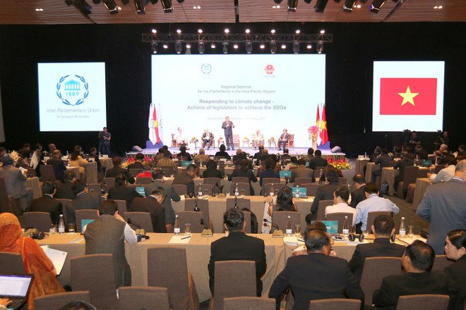 各国议会联盟亚太地区应对气候变化的专题会议在胡志明市开幕 ảnh 1 各国议会联盟亚太地区应对气候变化的专题会议在胡志明市开幕 ảnh 1