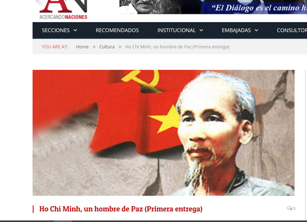 阿根廷媒体歌颂胡志明主席 ảnh 1 阿根廷媒体歌颂胡志明主席 ảnh 1