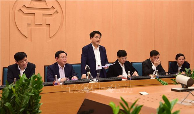 河内市人民委员会主席要求高度关注红玉医院和竹白街等地的防疫情况 ảnh 1 河内市人民委员会主席要求高度关注红玉医院和竹白街等地的防疫情况 ảnh 1