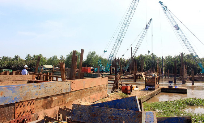 九龙江三角洲海水入侵问题在3月份继续加剧 ảnh 1