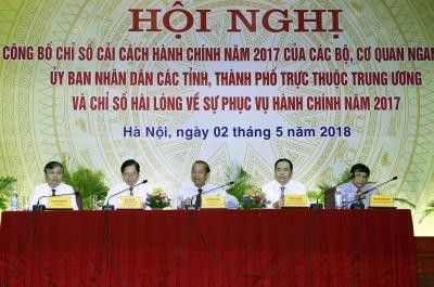 2017年越南行政改革指数结果揭晓 ảnh 1 2017年越南行政改革指数结果揭晓 ảnh 1