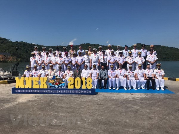 越南海军参加2018年科摩多多国海军联演 ảnh 2 越南海军参加2018年科摩多多国海军联演 ảnh 2