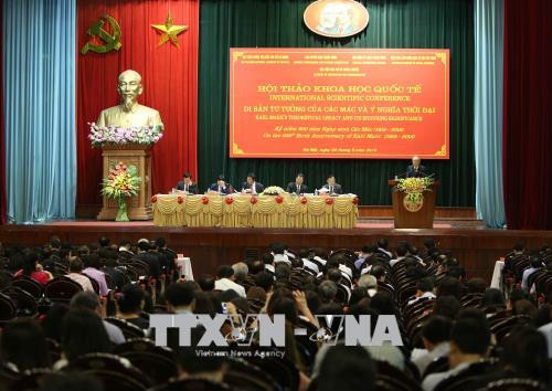“卡尔·马克思思想遗产与时代意义”国际科学研讨会在河内举行 ảnh 1 “卡尔·马克思思想遗产与时代意义”国际科学研讨会在河内举行 ảnh 1