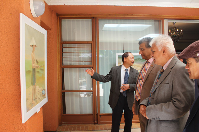 越南在南非开“沿海生活”画展 ảnh 1  越南在南非开“沿海生活”画展 ảnh 1