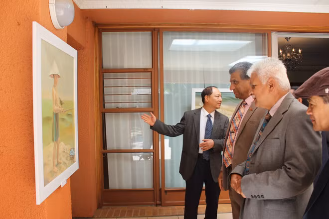  越南在南非开“沿海生活”画展 ảnh 1