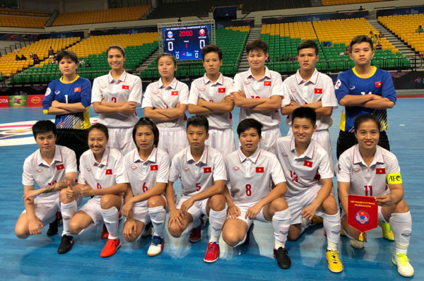 2018年亚洲女子五人制足球锦标赛:越南队晋级四分之一决赛 ảnh 1 2018年亚洲女子五人制足球锦标赛:越南队晋级四分之一决赛 ảnh 1