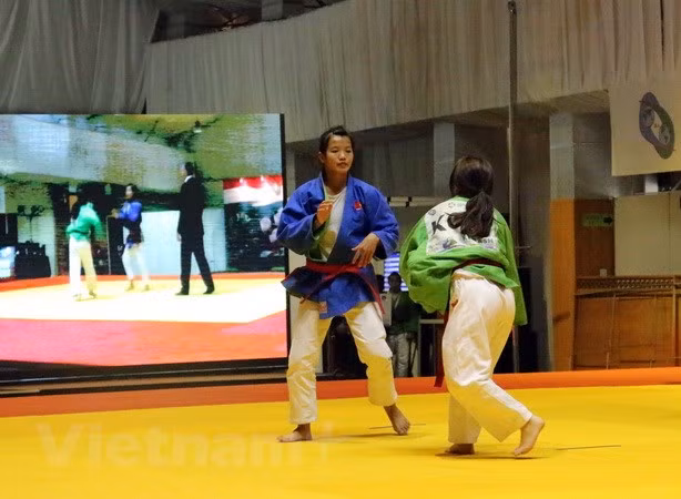 第十八届亚洲运动会：越南参加印度尼西亚克柔术比赛 ảnh 2