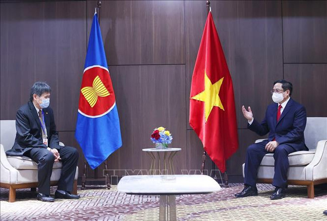 越南政府总理范明政会见东盟秘书长林玉辉 ảnh 1 越南政府总理范明政会见东盟秘书长林玉辉 ảnh 1