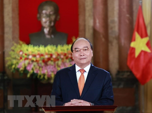 越南国家主席阮春福出席博鳌亚洲论坛2021年会开幕式 ảnh 1 越南国家主席阮春福出席博鳌亚洲论坛2021年会开幕式 ảnh 1
