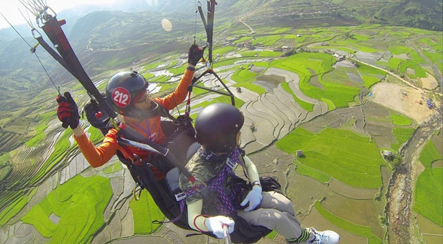 安沛省姆庚寨旅游攻略:“2018年涨水期滑翔”节 ảnh 1 安沛省姆庚寨旅游攻略:“2018年涨水期滑翔”节 ảnh 1