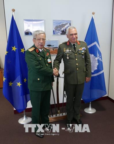 阮志咏上将率团出席欧盟军事委员会会议 ảnh 1 阮志咏上将率团出席欧盟军事委员会会议 ảnh 1