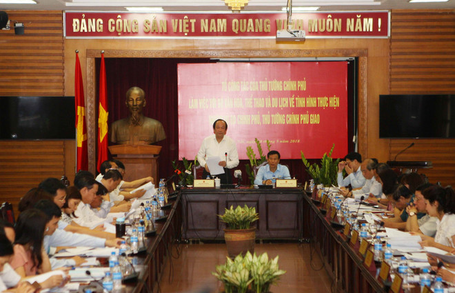 越南政府办公厅主任:文化体育旅游部应集中解决6个核心问题 ảnh 1 越南政府办公厅主任:文化体育旅游部应集中解决6个核心问题 ảnh 1