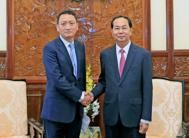 越南国家主席陈大光接受三国新任驻越大使递交国书 ảnh 3 越南国家主席陈大光接受三国新任驻越大使递交国书 ảnh 3