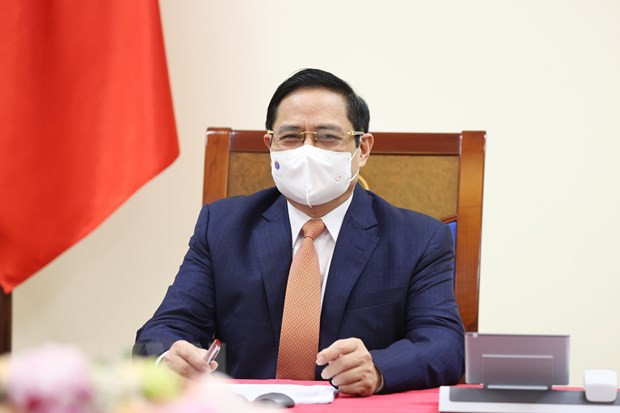 政府总理范明政与澳大利亚总理莫里森通电话 ảnh 1 政府总理范明政与澳大利亚总理莫里森通电话 ảnh 1