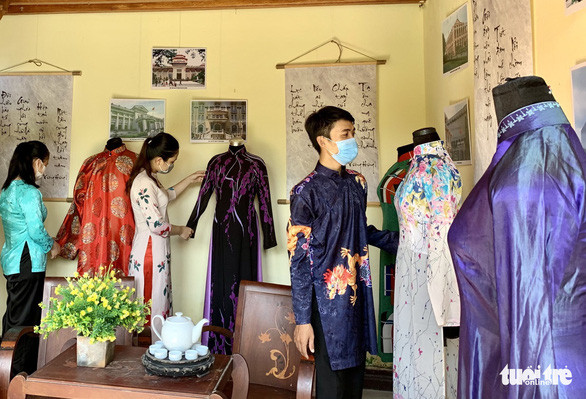 奥黛展亮相奥黛博物馆 展示奥黛的文化之美 ảnh 1 奥黛展亮相奥黛博物馆 展示奥黛的文化之美 ảnh 1