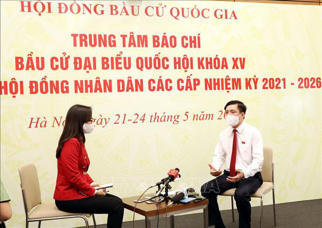国家选举委员会:截至17时30分全国选民投票率占选民总数的95.65% ảnh 1 国家选举委员会:截至17时30分全国选民投票率占选民总数的95.65% ảnh 1