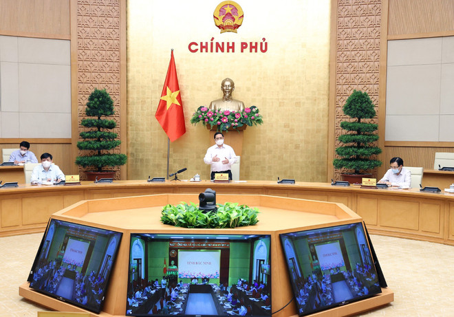 越南政府总理范明政:全力打击北江和北宁两省的新冠疫情 ảnh 1 越南政府总理范明政:全力打击北江和北宁两省的新冠疫情 ảnh 1