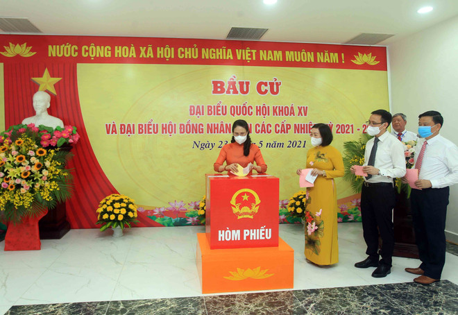 越南大多数地区选民投票率较高 ảnh 1 越南大多数地区选民投票率较高 ảnh 1