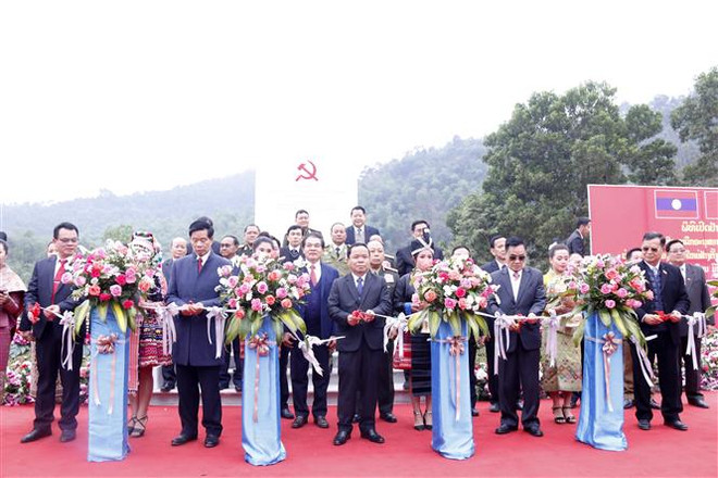 老挝革命遗址揭牌成立 ảnh 1 老挝革命遗址揭牌成立 ảnh 1