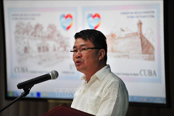 “越南-古巴联合发行邮票”首发仪式在哈瓦那举行 ảnh 1 “越南-古巴联合发行邮票”首发仪式在哈瓦那举行 ảnh 1