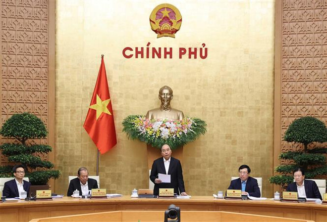 政府总理阮春福主持召开政府11月份例行会议 ảnh 1