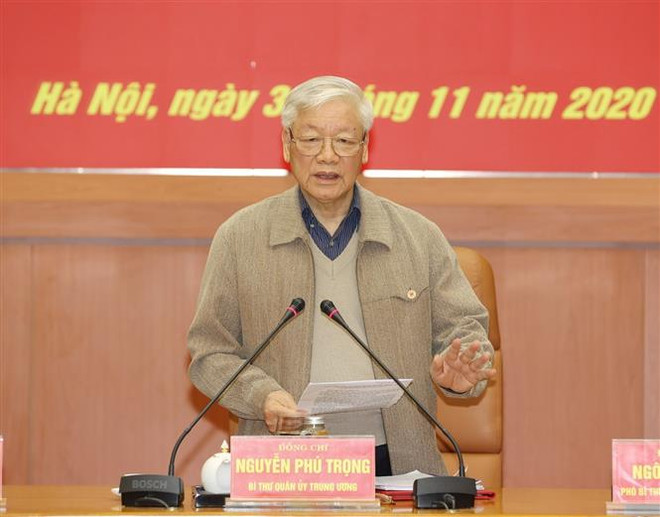 阮富仲：军队党委继续发扬团结精神 切实做到廉洁自律 为其他部门当标杆 ảnh 1