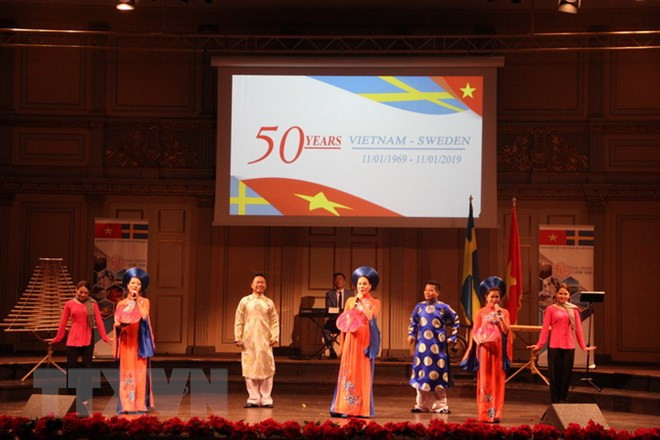 越瑞建交50周年纪念典礼在瑞典举行 ảnh 1 越瑞建交50周年纪念典礼在瑞典举行 ảnh 1