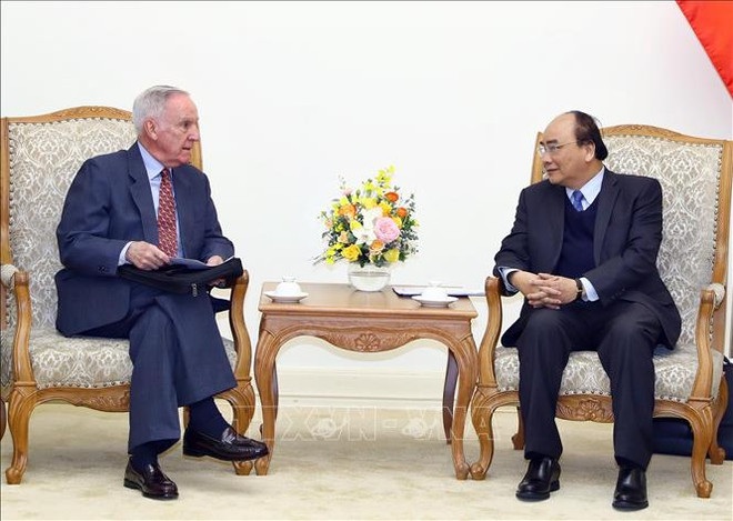 越南政府总理阮春福会见美国前驻越大使 ảnh 2 越南政府总理阮春福会见美国前驻越大使 ảnh 2