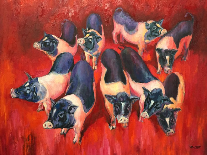 2019年己亥春节年画展亮相河内 ảnh 1 2019年己亥春节年画展亮相河内 ảnh 1