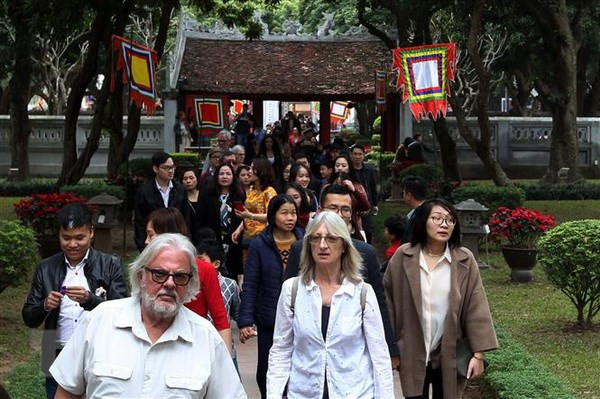 河内市提前两年完成国际游客接待量目标 ảnh 1