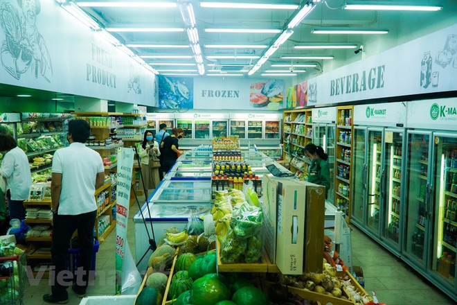 组图:在新冠肺炎疫情不断扩散蔓延的背景下首都河内“韩人街”生活如何? ảnh 15 组图:在新冠肺炎疫情不断扩散蔓延的背景下首都河内“韩人街”生活如何? ảnh 15