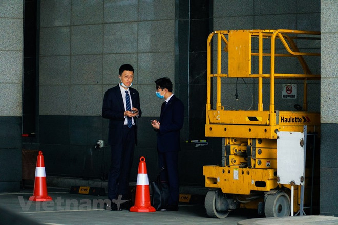 组图:在新冠肺炎疫情不断扩散蔓延的背景下首都河内“韩人街”生活如何? ảnh 4 组图:在新冠肺炎疫情不断扩散蔓延的背景下首都河内“韩人街”生活如何? ảnh 4